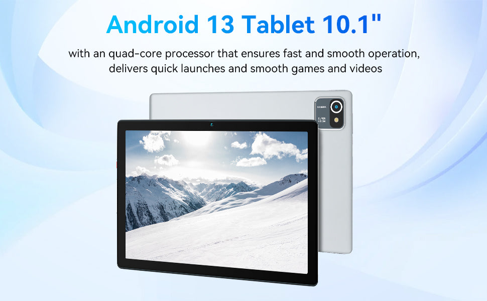 AEEZO MB1001 10.1 Inch Android 13 Tablet With 6GB RAM 64GB ROM 128GB Expandable 5000mAh Battery HD Touch Screen Dual Camera