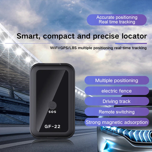 GF22 GPS Tracker Real-Time GPS Locator WiFi+LBS+GPS Position Anti-Theft Anti-Lost Location Tracker Pet Vehicle Tracking Device